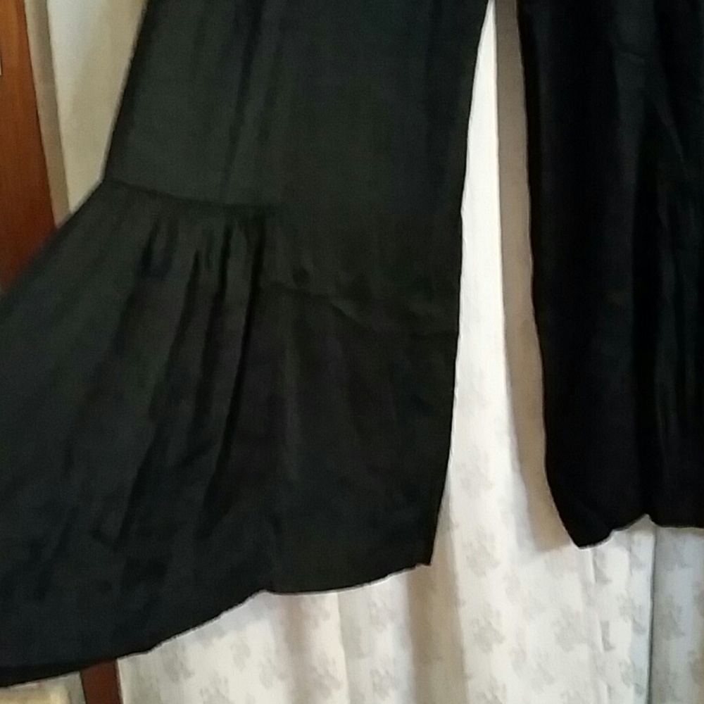 Palazzo, lightweight black pants. - Picture 2 of 5